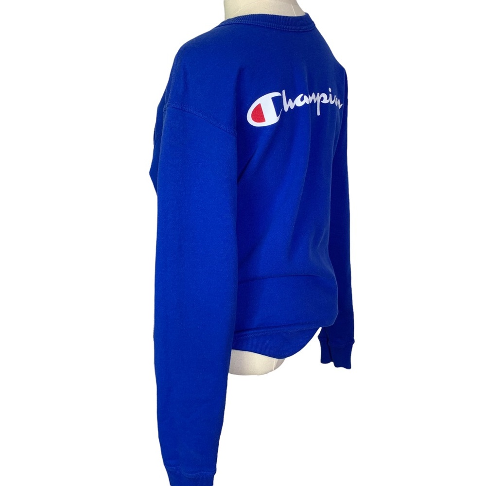 Champion Men's Pullover Blue Sweater SMALL 3328 - Picture 2 of 6